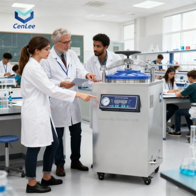 ราคาดี Automatic Door Sealing Horizontal Steam Sterilizer, Efficient ออนไลน์