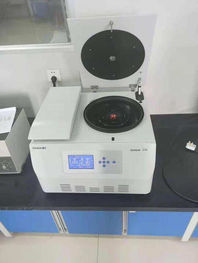 Cenlee20R โรเตอร์มุมคงที่บนโต๊ะเครื่องหมุนเหวี่ยงความเร็วสูงแช่เย็น 20,000 รอบต่อนาที 2