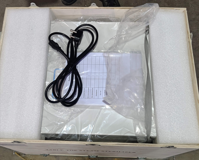 หม้อนึ่งฆ่าเชื้อขนาดเล็ก Class B สำหรับการฆ่าเชื้อ 18 ลิตร 24 ลิตร หม้อนึ่งฆ่าเชื้อแบบตั้งโต๊ะ 12 ลิตร ราคาสำหรับห้องปฏิบัติการ 2