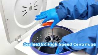 Cenlee16K 16000rpm โรเตอร์มุมคงที่หน้าจอ LCD เครื่องหมุนเหวี่ยงความเร็วสูงแบบตั้งโต๊ะ