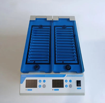 Two Indenpendent Working Incubation Chambers 37C Blood Group Card Gel Card Incubator
