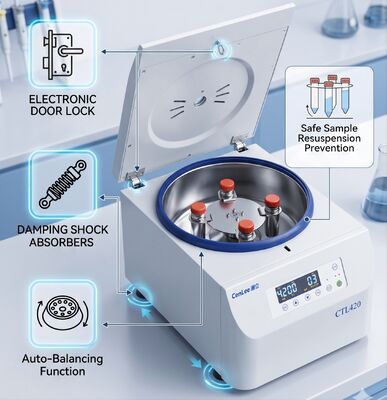 ราคาดี Cenlee เครื่องปั่นเหวี่ยงแบบตั้งพื้นสแตนเลส 304 ทนทาน CTL420 4200RPM 2200xg สำหรับการรักษาโรคกระดูก CGF PRF การเจริญเติบโตของเส้นผม ออนไลน์