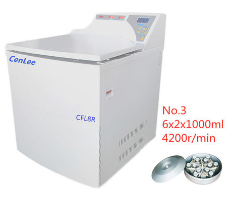 ราคาดี Precooling Floor Standing Refrigerated Centrifuge, 2400ml 8000r / min Centrifuge ถุงเลือด ออนไลน์